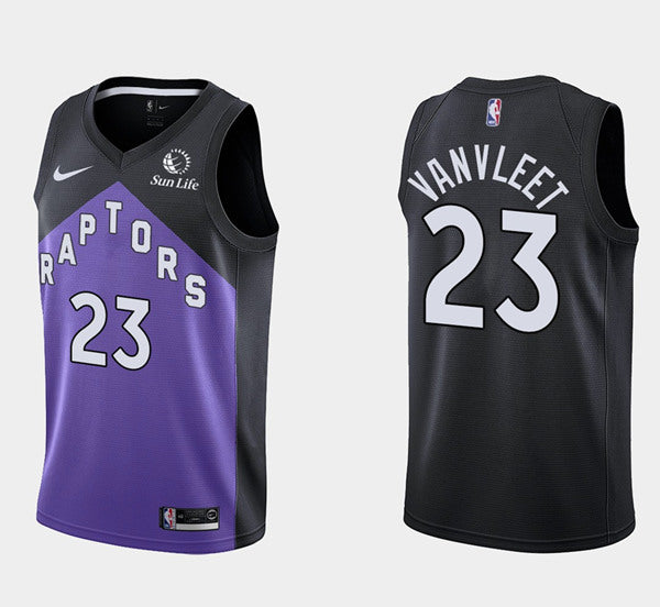 Fred Vanvleet Toronto Raptors purple jersey