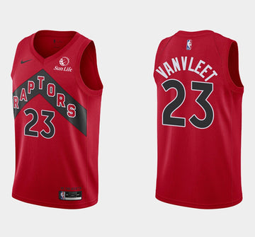 Fred Vanvleet Toronto Raptors red jersey