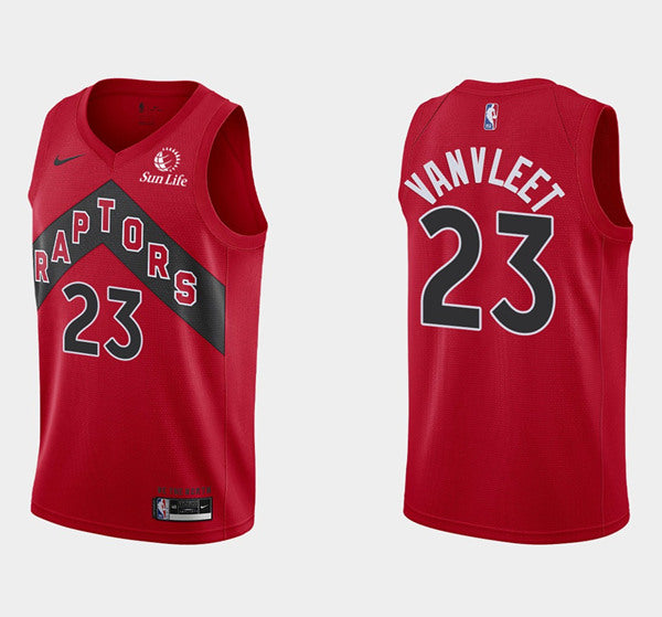Fred Vanvleet Toronto Raptors red jersey