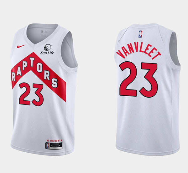 Fred Vanvleet Toronto Raptors white jersey