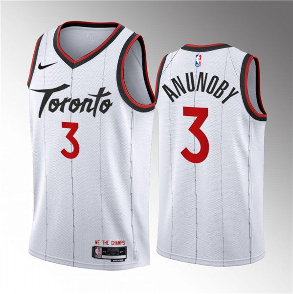 OG Anunoby Toronto Raptors white jersey