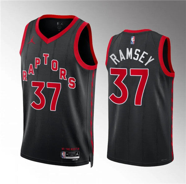 Jahmi'us Ramsey Toronto Raptors black jersey