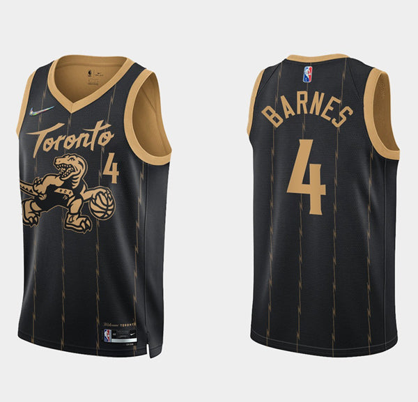 Scottie Barnes Toronto Raptors black jersey