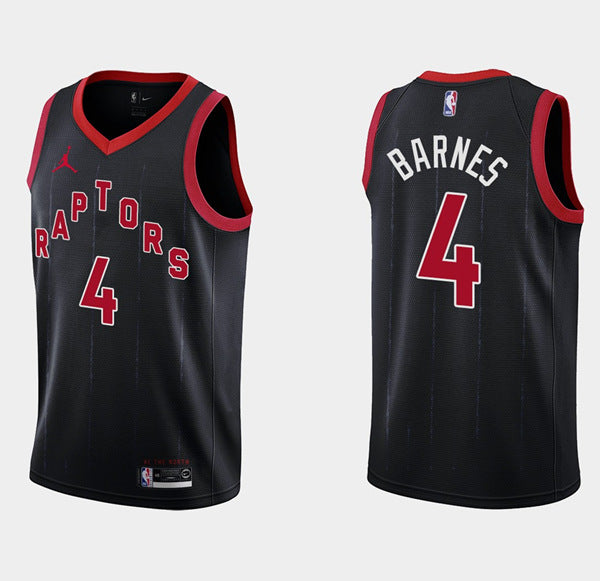 Scottie Barnes Toronto Raptors black jersey