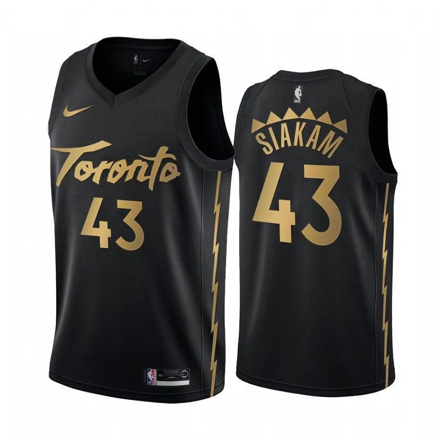 Pascal Siakam Toronto Raptors black City Edition jersey