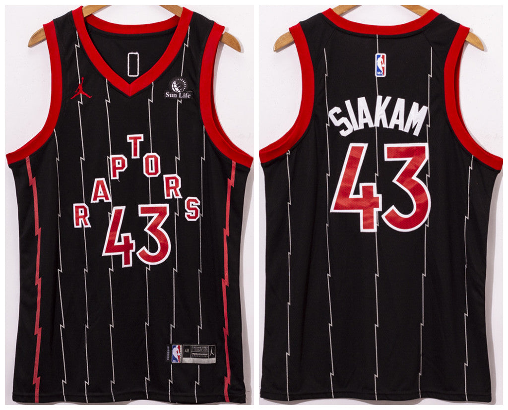 Pascal Siakam Toronto Raptors black City Edition jersey