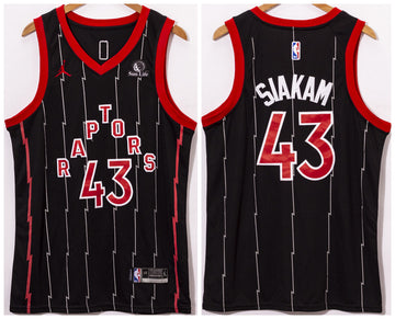 Pascal Siakam Toronto Raptors black City Edition jersey