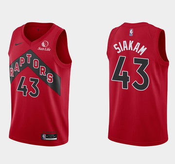 Pascal Siakam Toronto Raptors red jersey