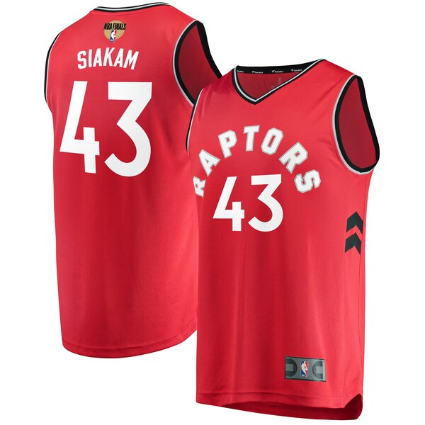 Pascal Siakam Toronto Raptors red jersey