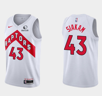 Pascal Siakam Toronto Raptors white jersey