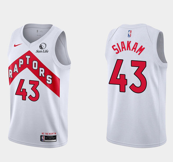 Pascal Siakam Toronto Raptors white jersey