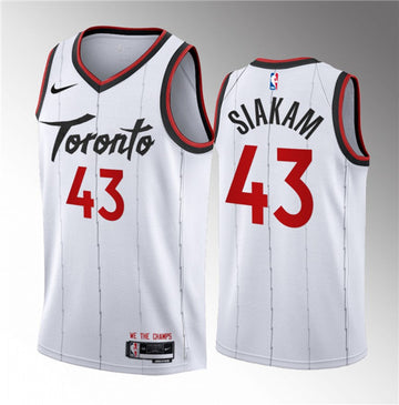Pascal Siakam Toronto Raptors white jersey
