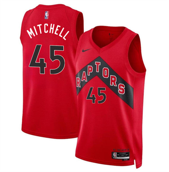 Davion Mitchell Toronto Raptors red jersey