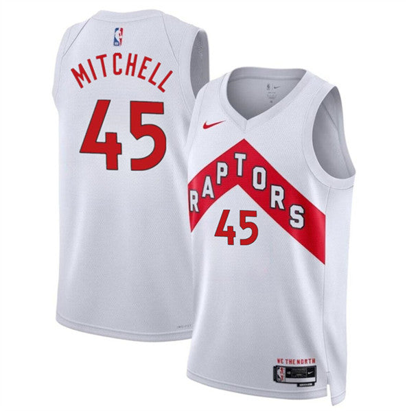 Davion Mitchell Toronto Raptors white jersey