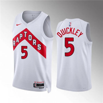 Immanuel Quickley Toronto Raptors white jersey