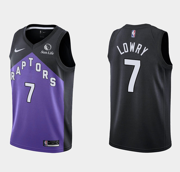Kyle Lowry Toronto Raptors purple jersey