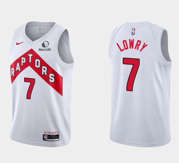 Kyle Lowry Toronto Raptors white jersey