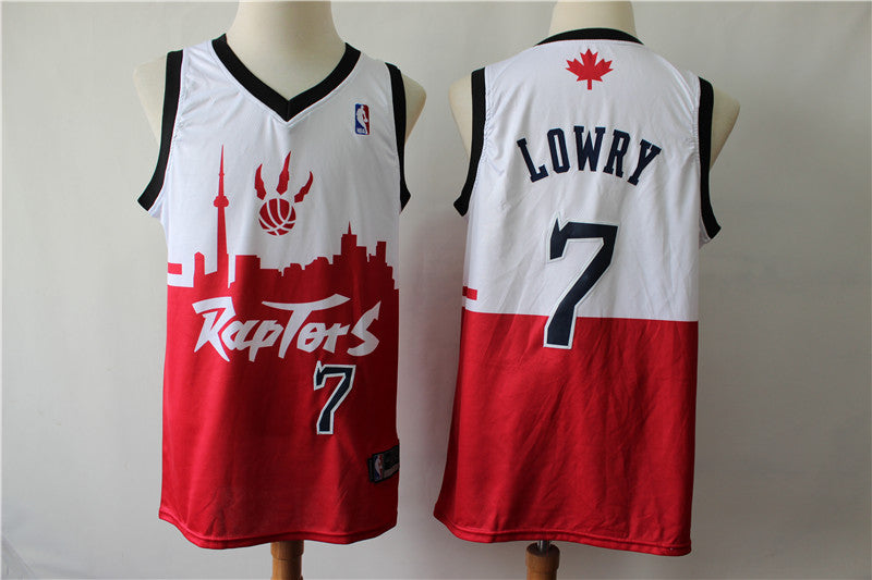 Kyle Lowry Toronto Raptors white-red City Edition jersey