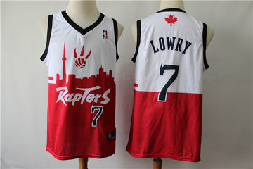 Kyle Lowry Toronto Raptors white-red City Edition jersey
