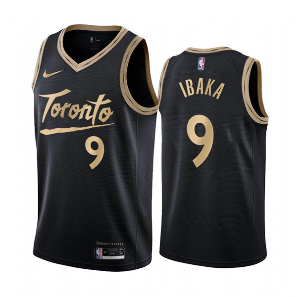 Serge Ibaka Toronto Raptors black City Edition jersey