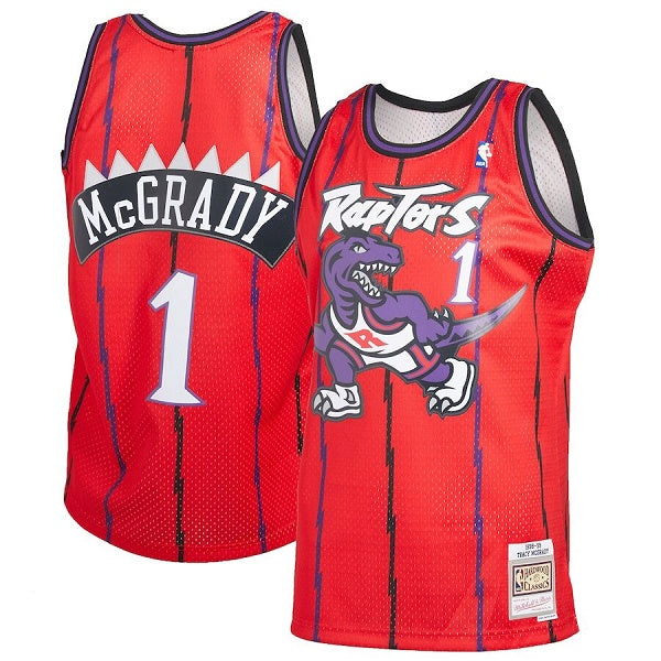 Custom Toronto Raptors red jersey