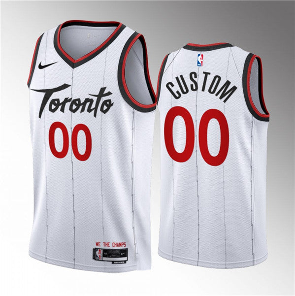 Custom Toronto Raptors white jersey