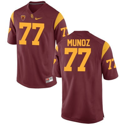 Anthony Munoz USC Trojans red jersey