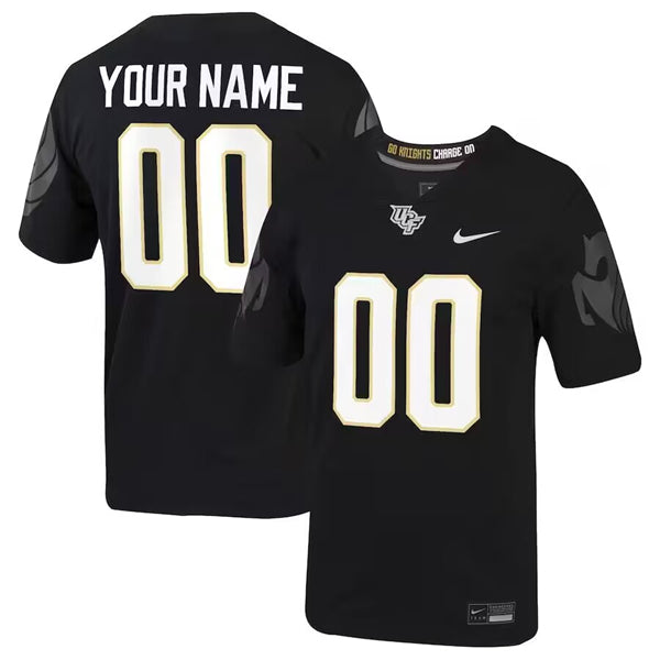 Custom UCF Knights black Game jersey
