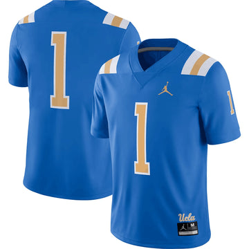 Custom UCLA Bruins blue jersey