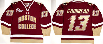 Custom maroon jersey