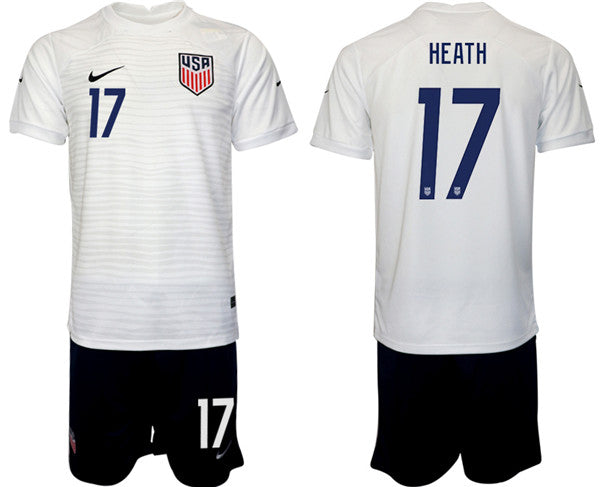 Heath USMNT white Home jersey