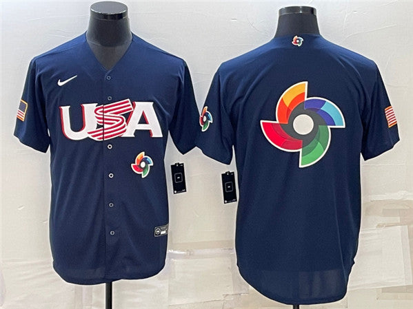 USA Baseball navy Classic jersey