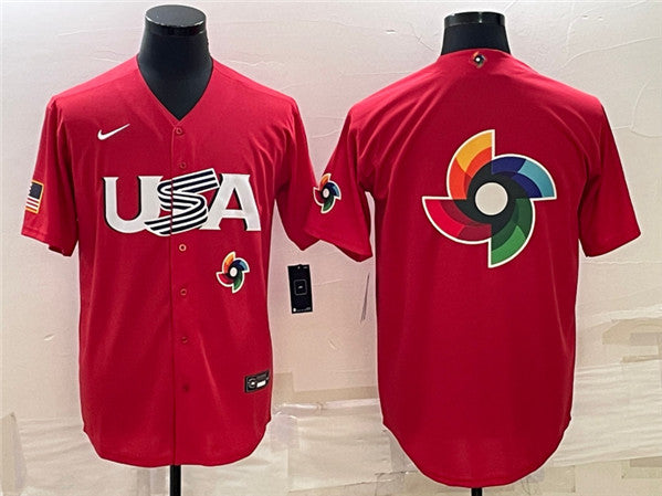 USA Baseball red Classic jersey