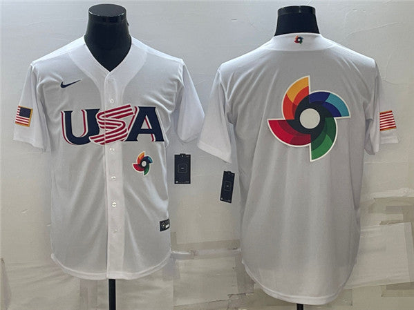 USA Baseball white Classic jersey