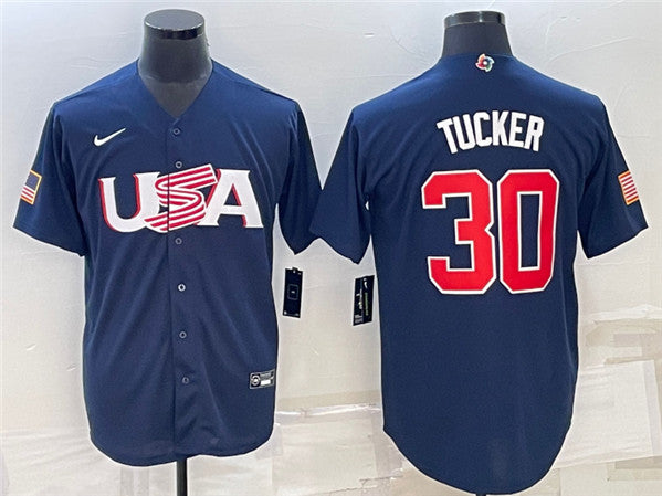 Kyle Tucker USA Baseball navy Classic jersey