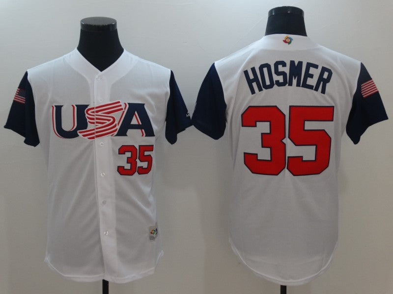 Eric Hosmer USA Baseball white Classic jersey