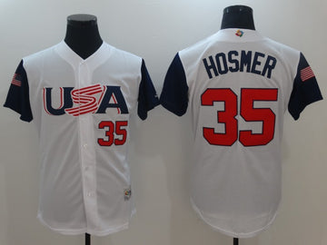 Eric Hosmer USA Baseball white Classic jersey