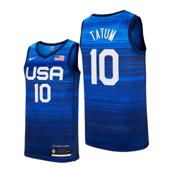 Jayson Tatum USA Basketball blue Away jersey