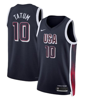 Jayson Tatum USA Basketball navy jersey