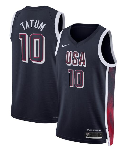 Jayson Tatum USA Basketball navy jersey