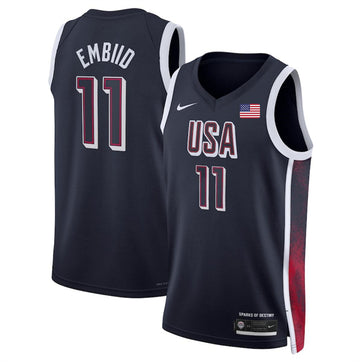 Joel Embiid USA Basketball navy jersey