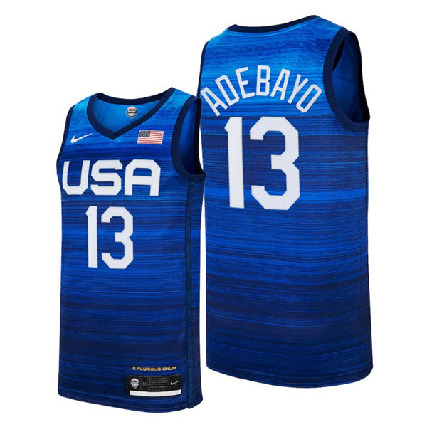 Bam Adebayo USA Basketball blue Away jersey