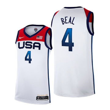 Bradley Beal USA Basketball white Home jersey