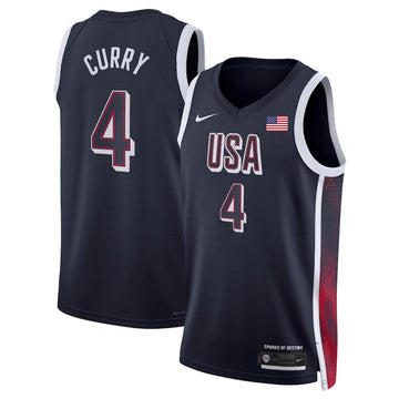 Stephen Curry USA Basketball navy jersey