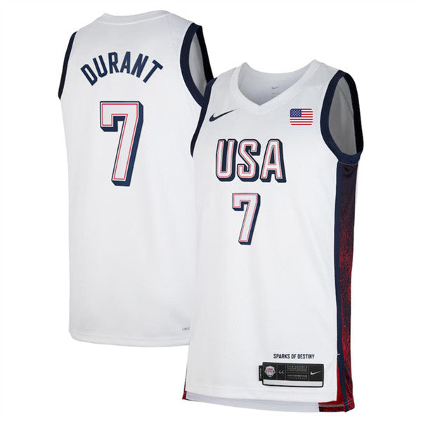 Kevin Durant USA Basketball white jersey