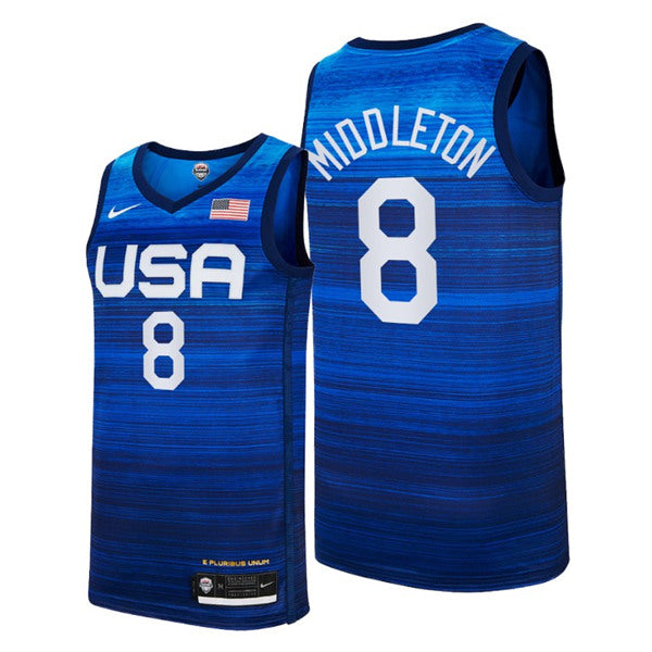 Khris Middleton USA Basketball blue Away jersey