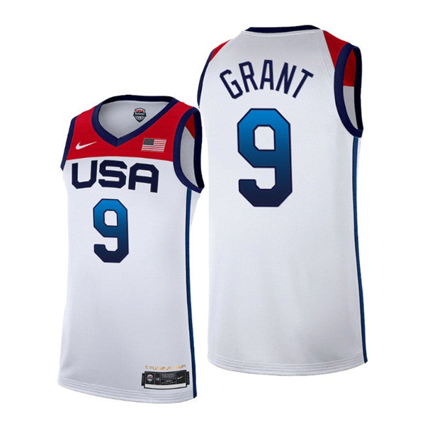 Jerami Grant USA Basketball white Home jersey