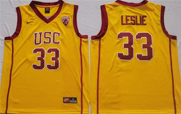 Lisa Leslie USC Trojans yellow jersey