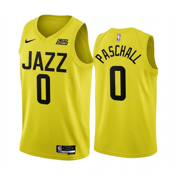 Eric Paschall Utah Jazz yellow jersey