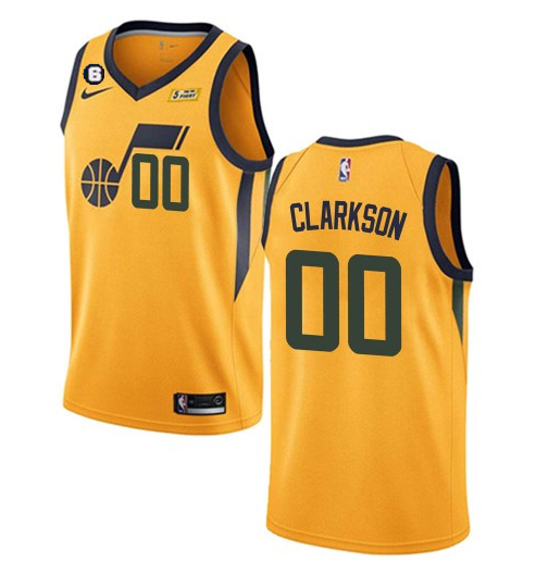 Jordan Clarkson Utah Jazz gold jersey